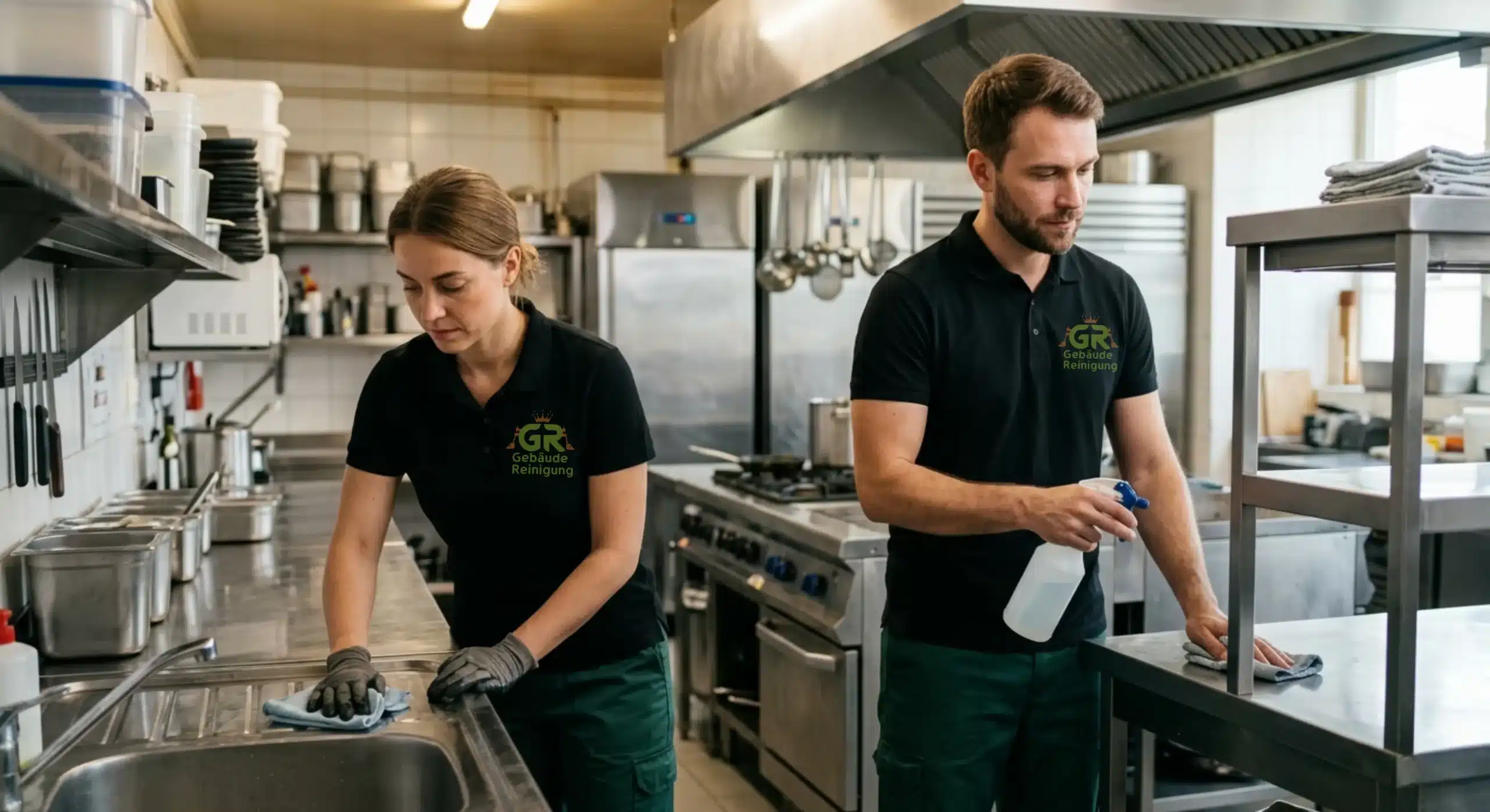 Professionelle Gastronomie-Reinigung für Gasträume, Küchenbereiche, Sanitärzonen und stark frequentierte Serviceflächen