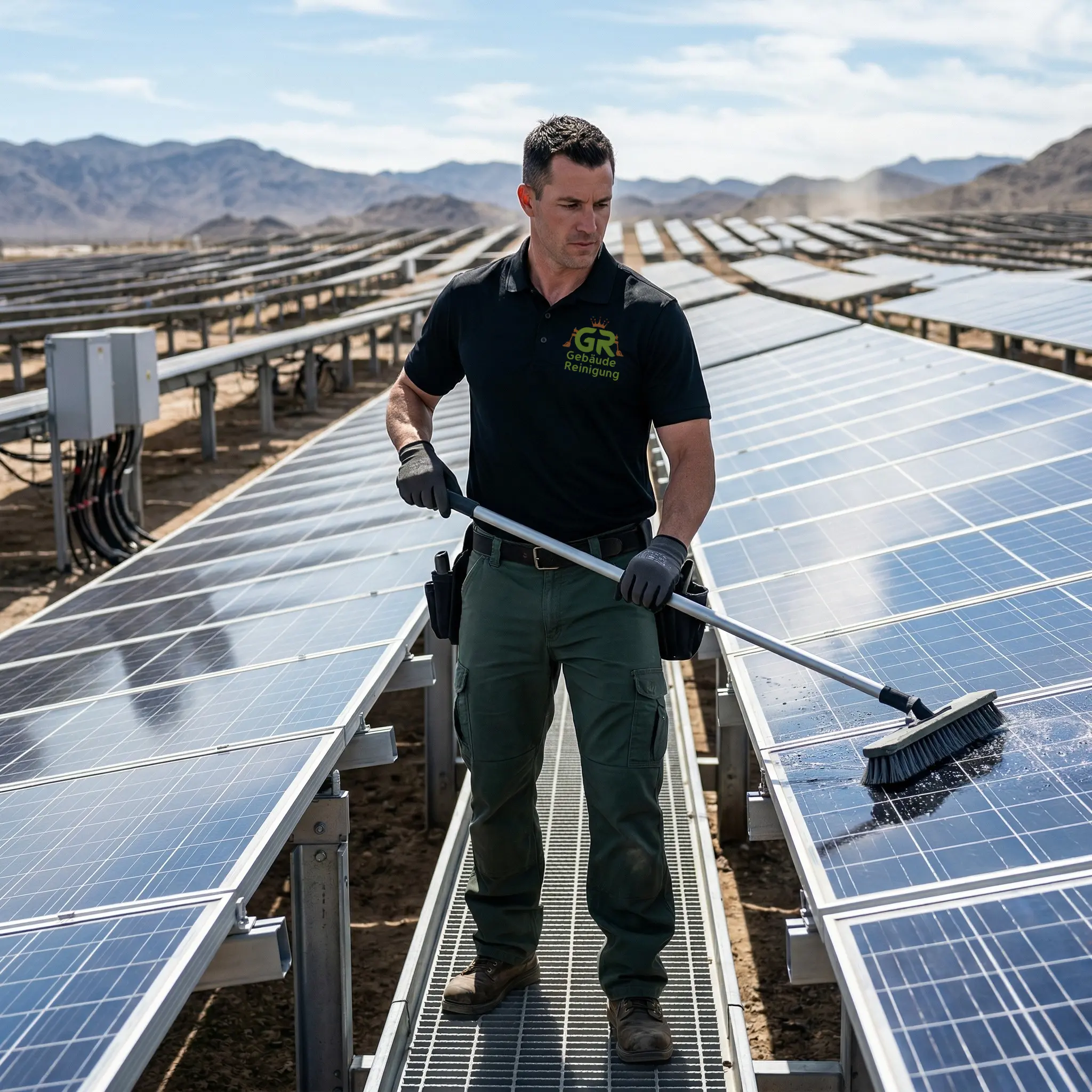 Gewerbliche Solarreinigung