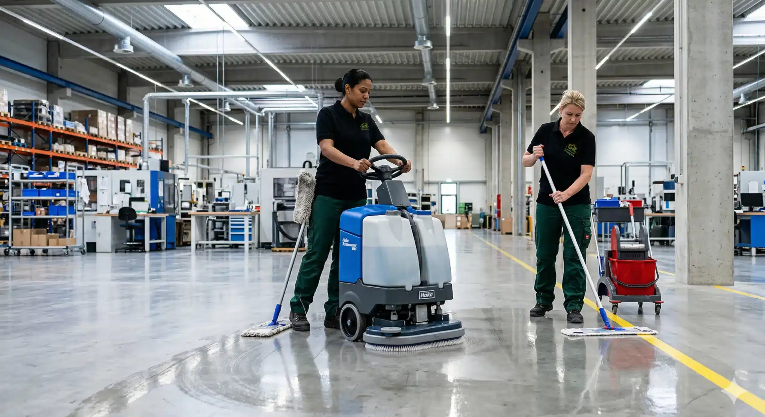 Professionelle Grundreinigung für private und gewerbliche Flächen, Böden, Sanitärbereiche und stark beanspruchte Oberflächen