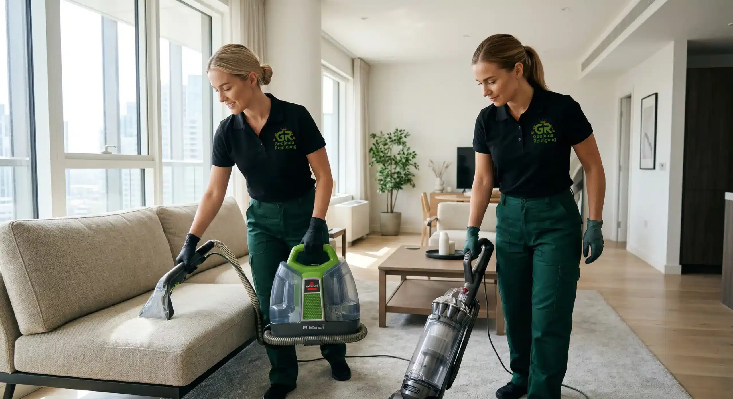 Professionelle Polster- und Teppichreinigung für Wohnbereiche, Büros, Hotels und stark genutzte textile Flächen